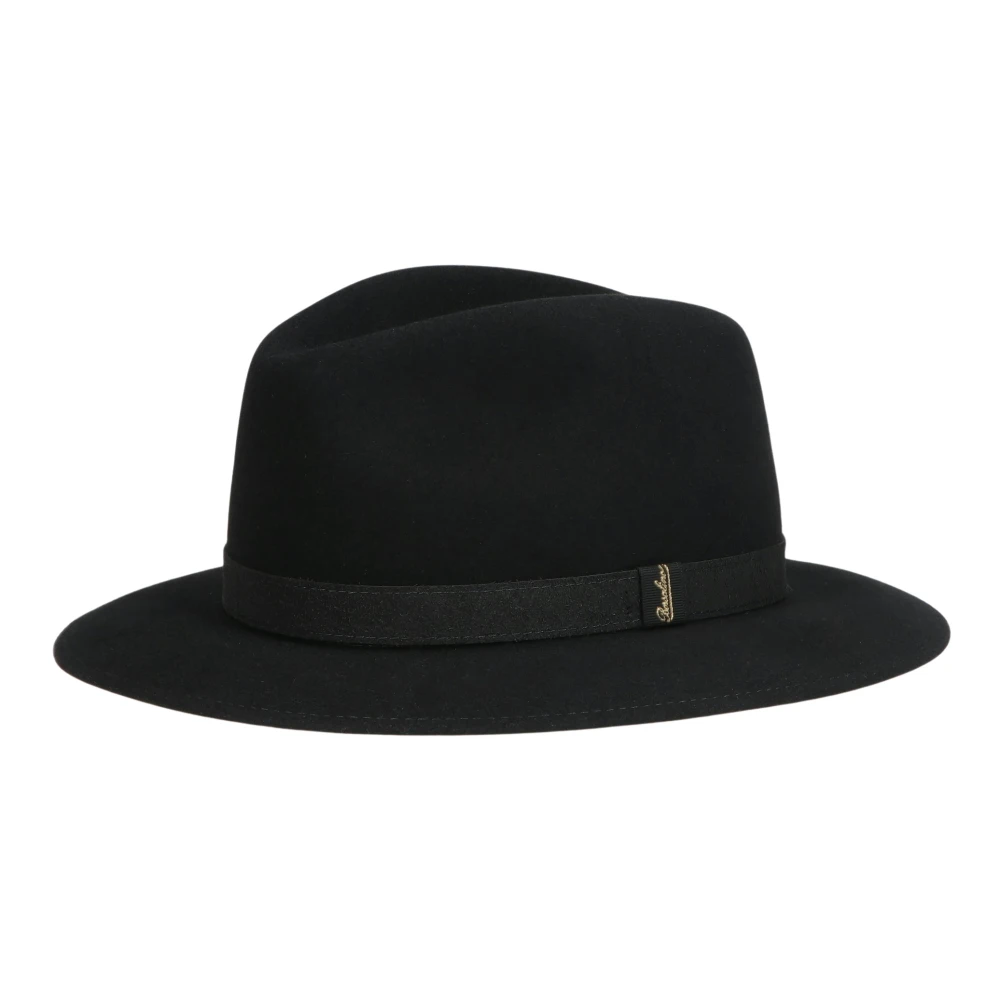 Borsalino Alessandria Vilt Land Hoed Black Heren