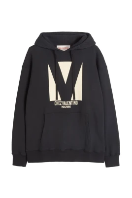 Svart Hooded Sweatshirt Casual Stil