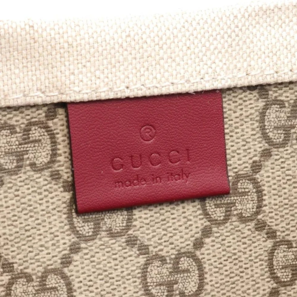 Gucci Vintage Pre-owned Leather handbags Beige Dames
