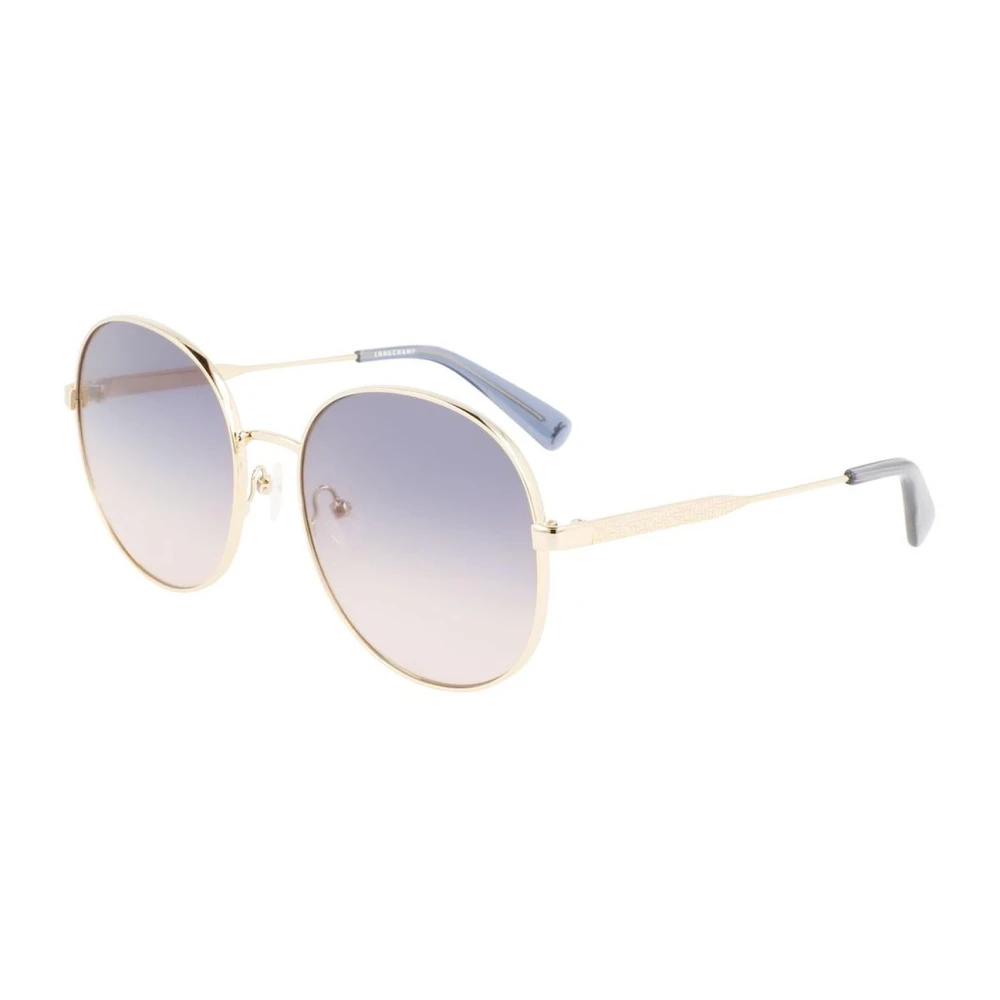 Longchamp Women's Yellow Sunglasses, One Size, Multicolor Metal Sunglasses With Uv Filter