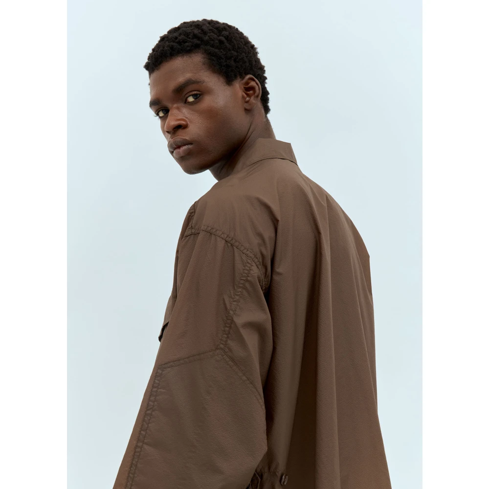 Engineered Garments Lichtgewicht Technische Jas met Klassieke Stijl Brown Heren