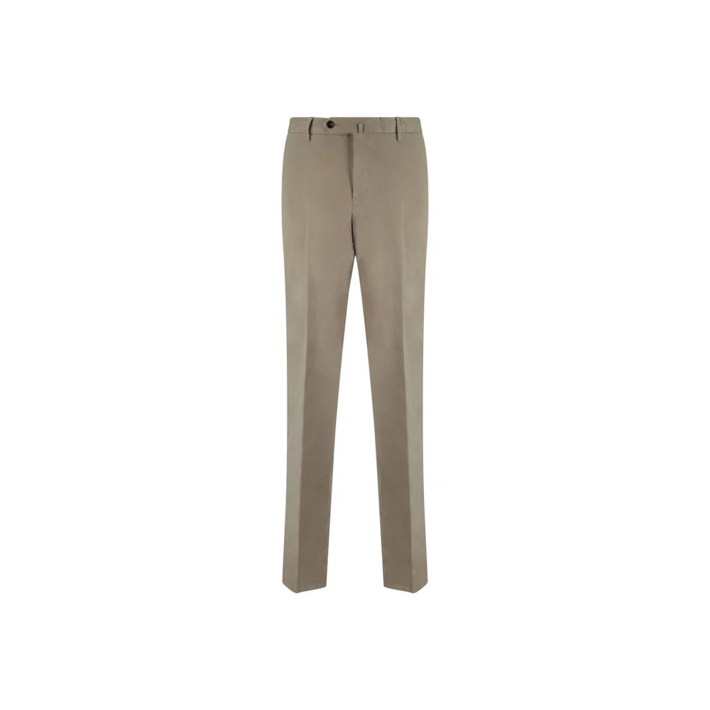 PT Torino Katoenen Broek met Zakken en Sluiting Gray Heren