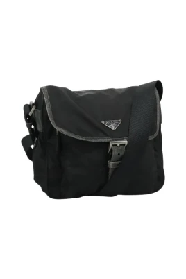 Pre-owned Vintage Nylon Axelväska