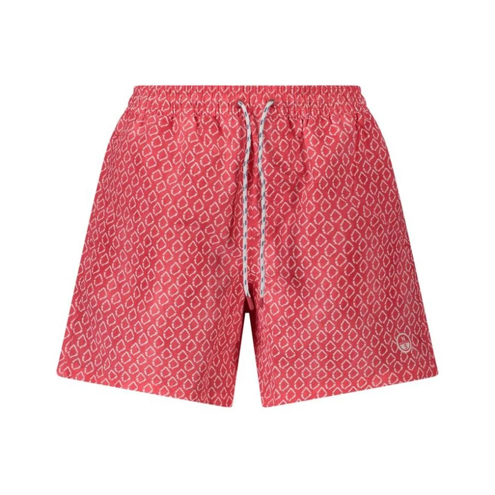North Sails Polyester Swimwear With Adjustable Straps - Male - Beachwear - Red - Xl - Swimwear