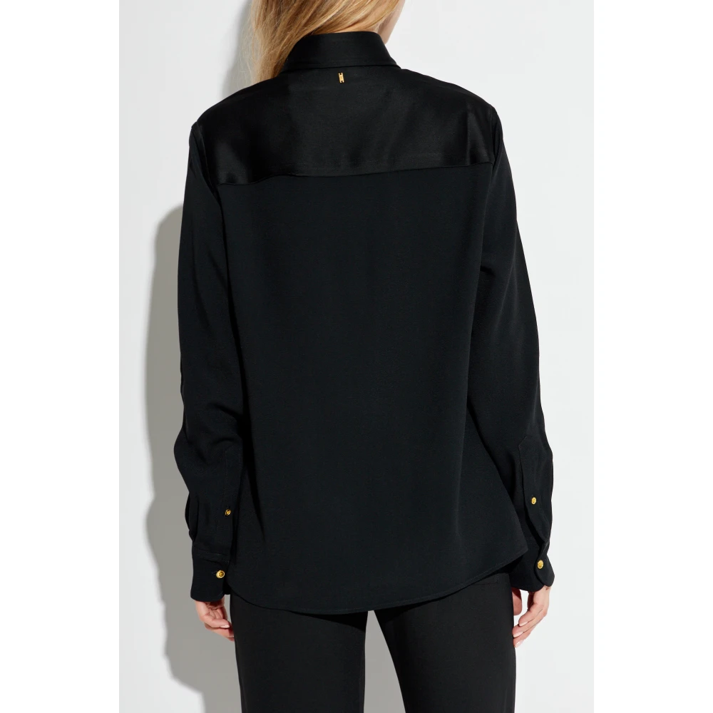 Ami Paris Overhemd met zak Black Dames