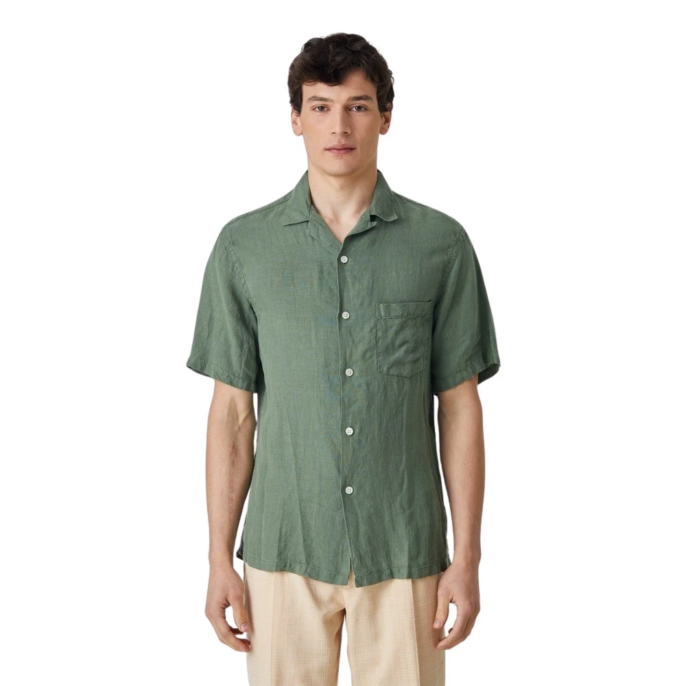Portuguese Flannel Shirts Green, Herr