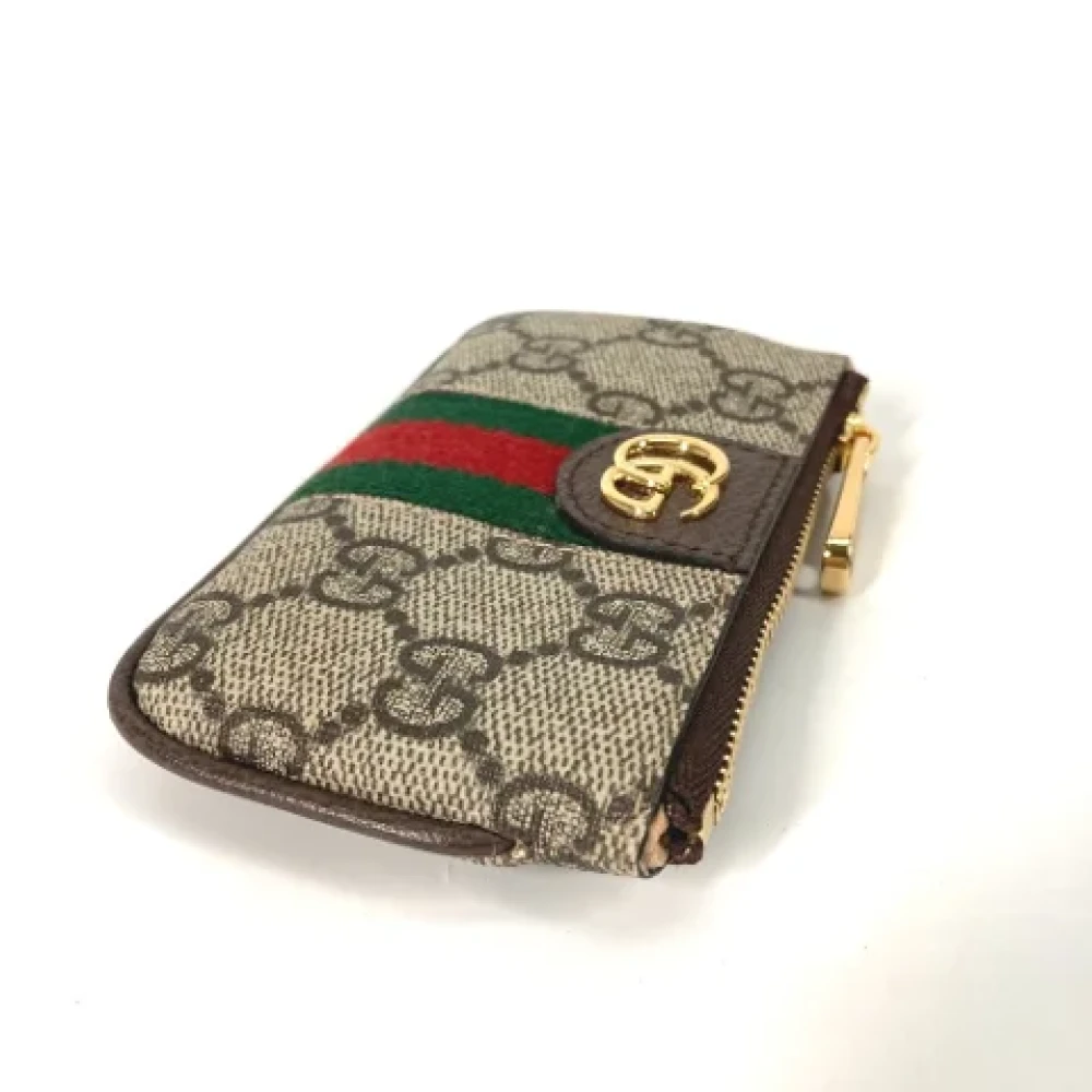Gucci Vintage Pre-owned Fabric home-office Beige Dames