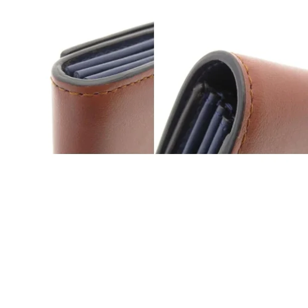 Fendi Vintage Pre-owned Leather wallets Brown Dames