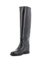 black-leather-wedge-boots-with-gold-side-detail