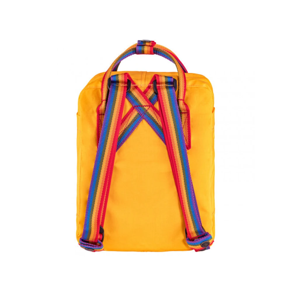 Fjällräven Regenboog Oker Rugzak met Regenboog Patroon Yellow Heren