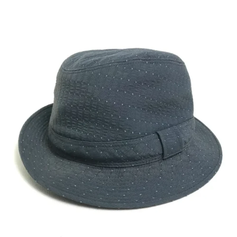 Hermès Vintage Pre-owned Cotton hats Gray Dames