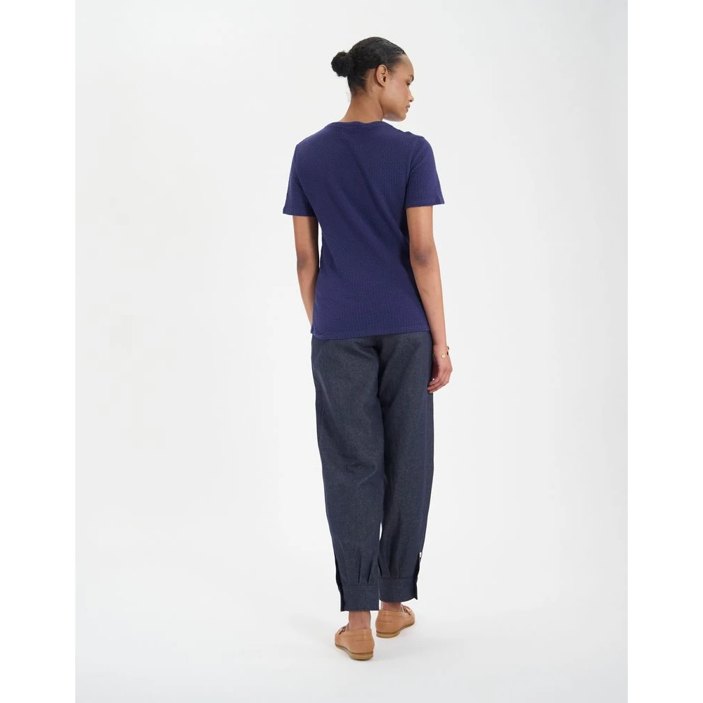 Ines De La Fressange Paris Paul katoenen gestreept T-shirt Blue Dames