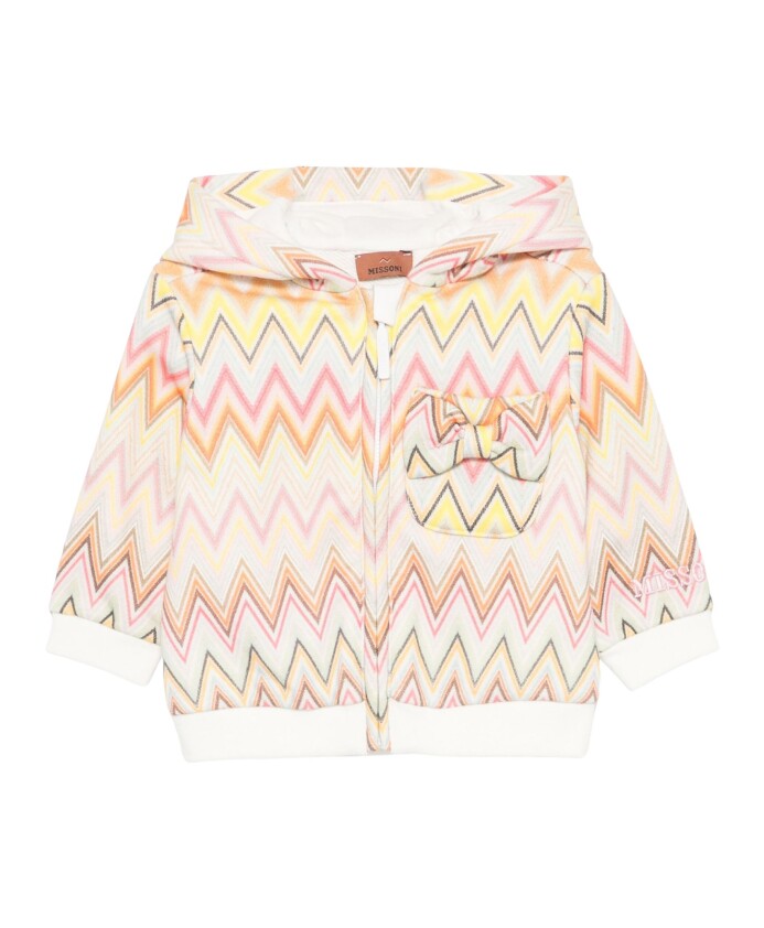 sweat-a-capuche-zigzag-multicolore