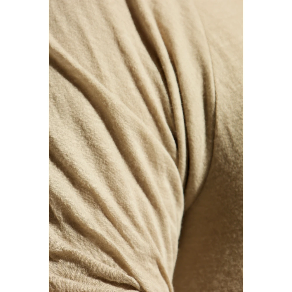 Rick Owens Double T-shirt Beige Heren