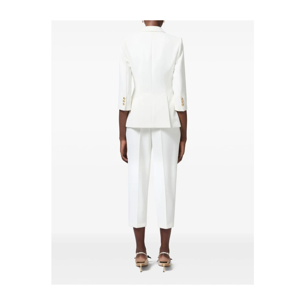 Elisabetta Franchi Witte damesjas White Dames