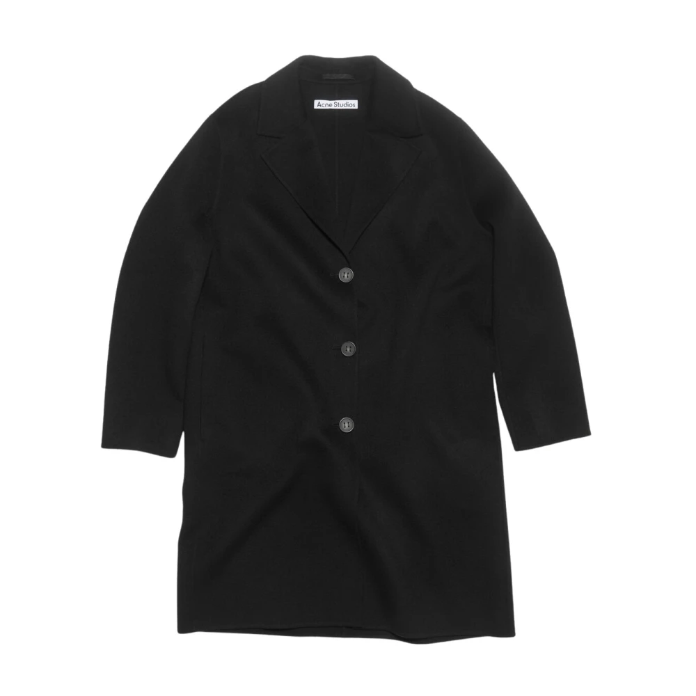 Acne Studios Zwarte buitenjas Black Dames