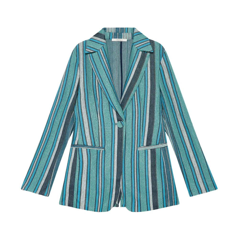 Maliparmi Stijlvolle Jassen Collectie Blue Dames