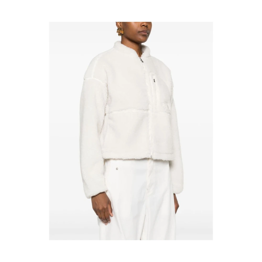The North Face Witte Fleece Rits Jas White Dames