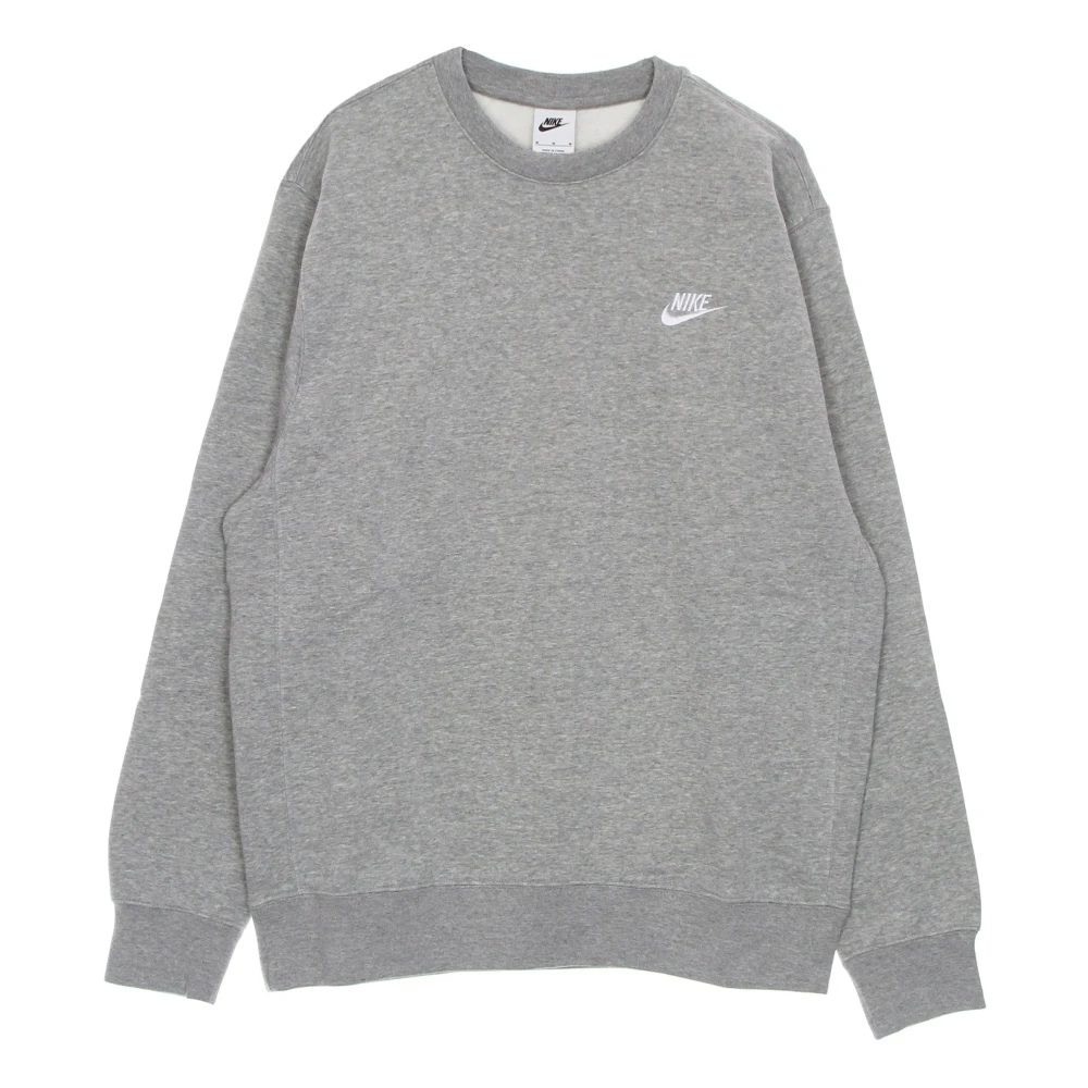 Nike Mannelijk Grijs Crewneck Sweatshirt Long Sleeve
