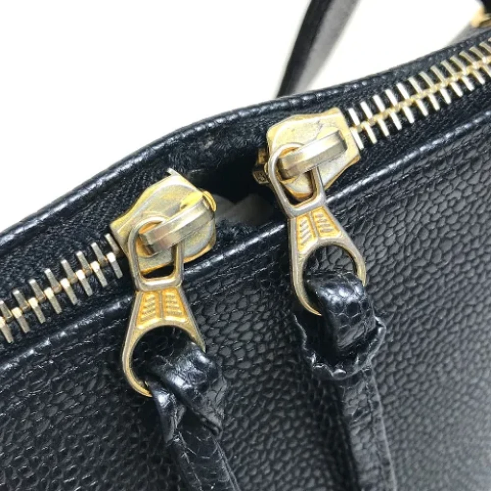 Chanel Vintage Pre-owned Leather chanel-bags Black Dames