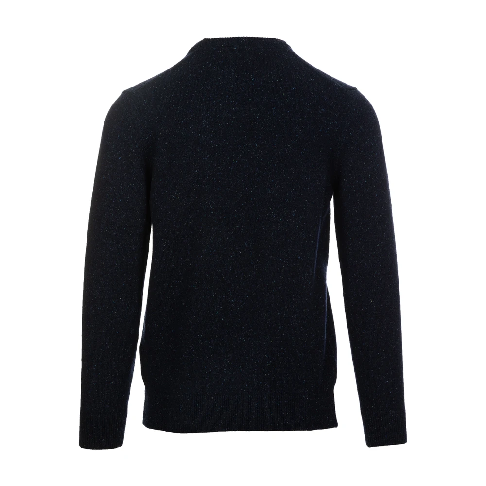 Barbour Blauwe Sweater Tisbury Crew Blue Heren