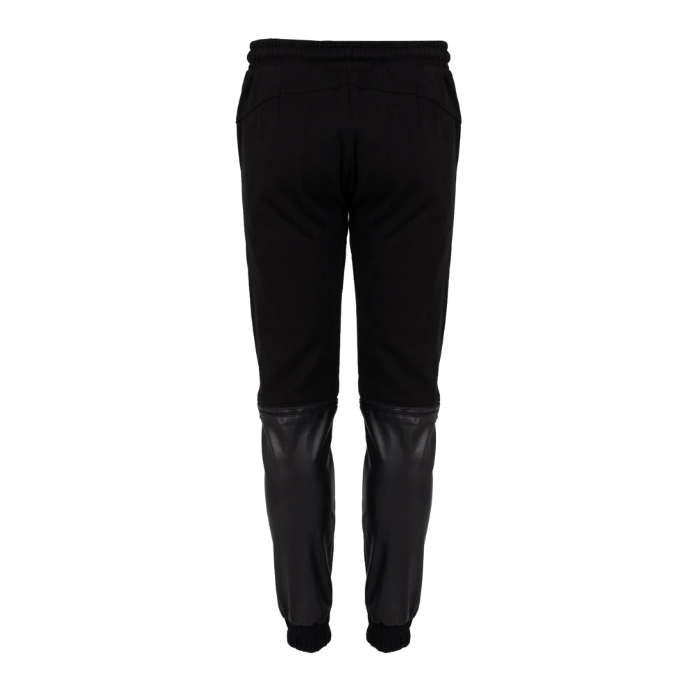 Les Hommes Elegante Slim Fit Broek Black Heren