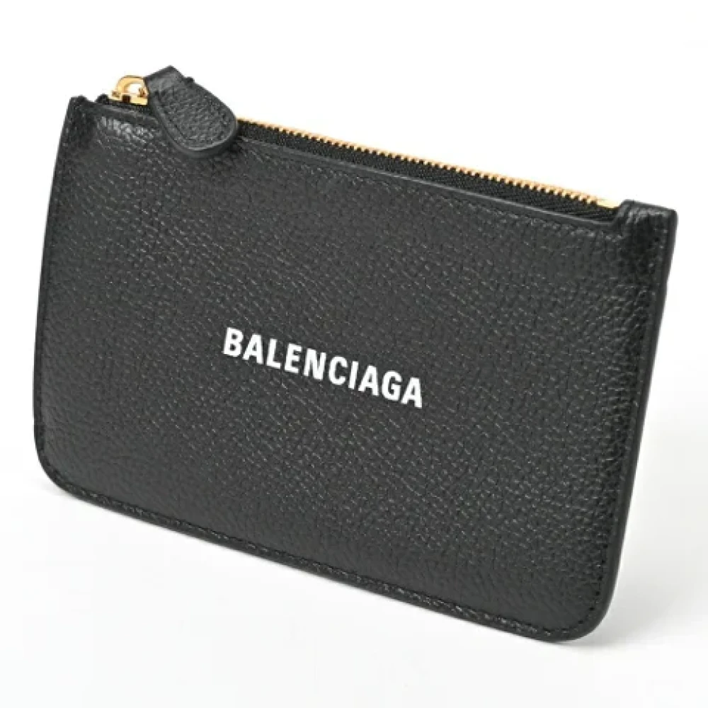 Balenciaga Vintage Pre-owned Leather wallets Black Dames