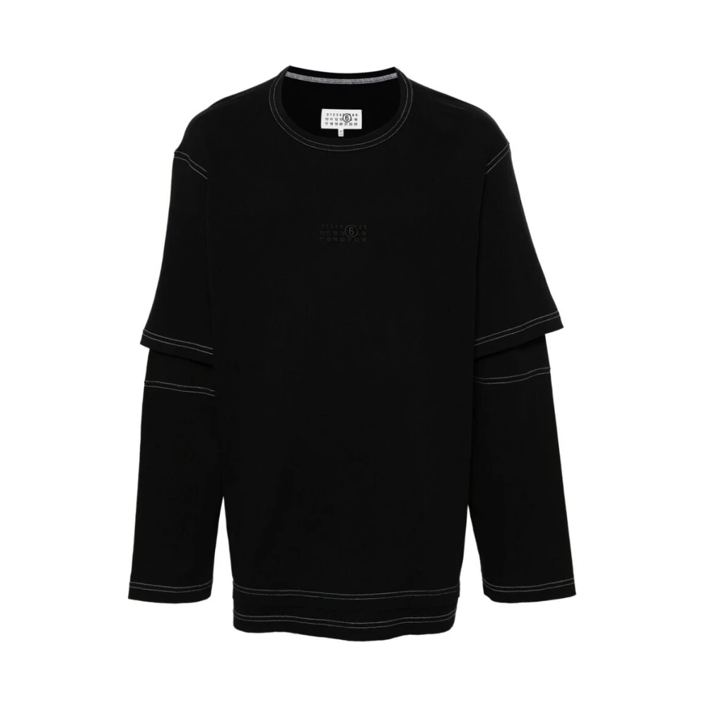 MM6 Maison Margiela Sweatshirts Black Heren