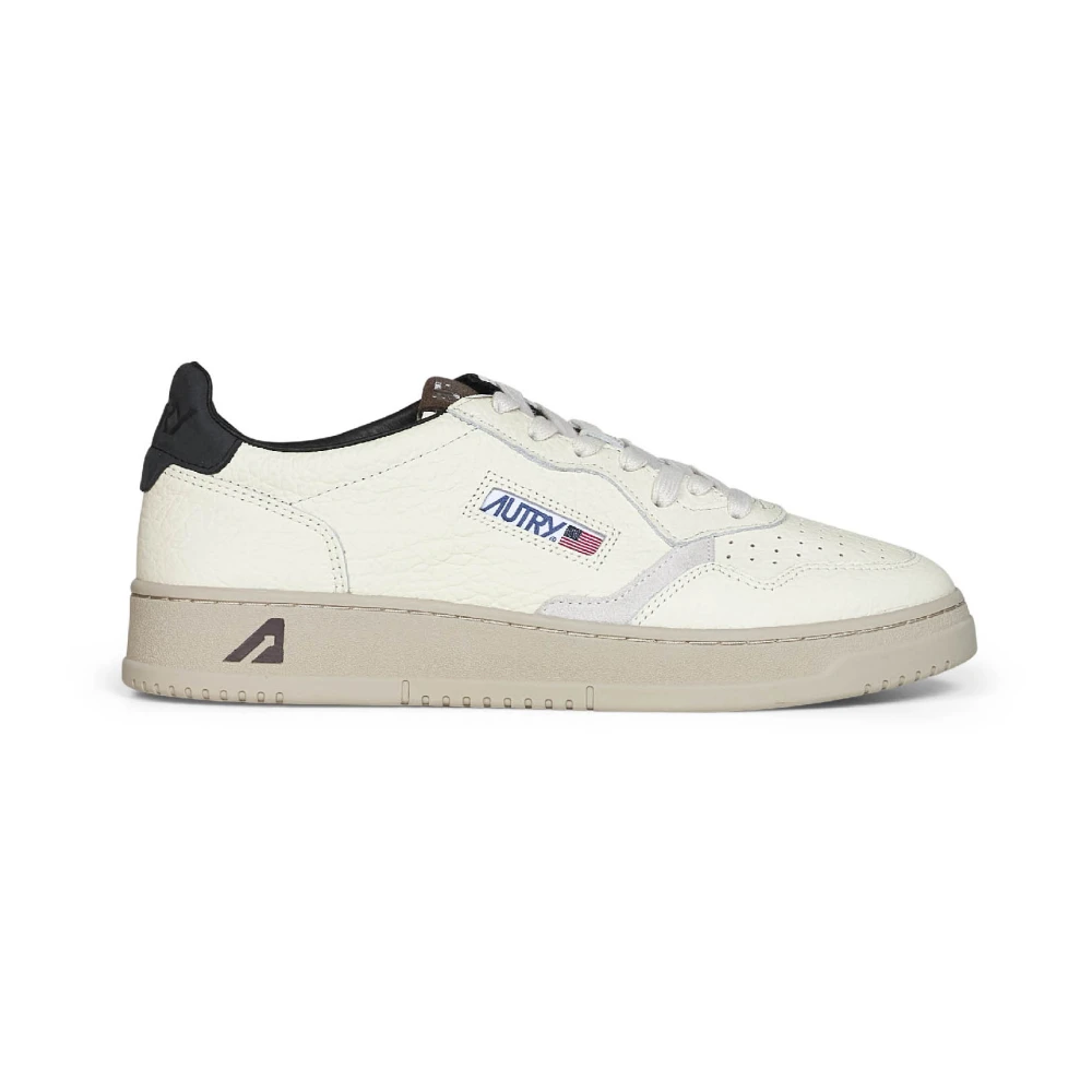 Autry White Sneakers, Male, 9 Uk, Medalist Low