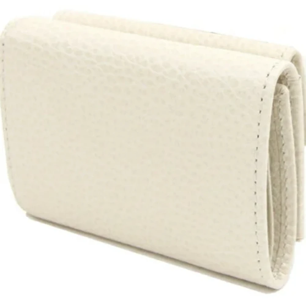 Gucci Vintage Pre-owned Leather wallets White Dames