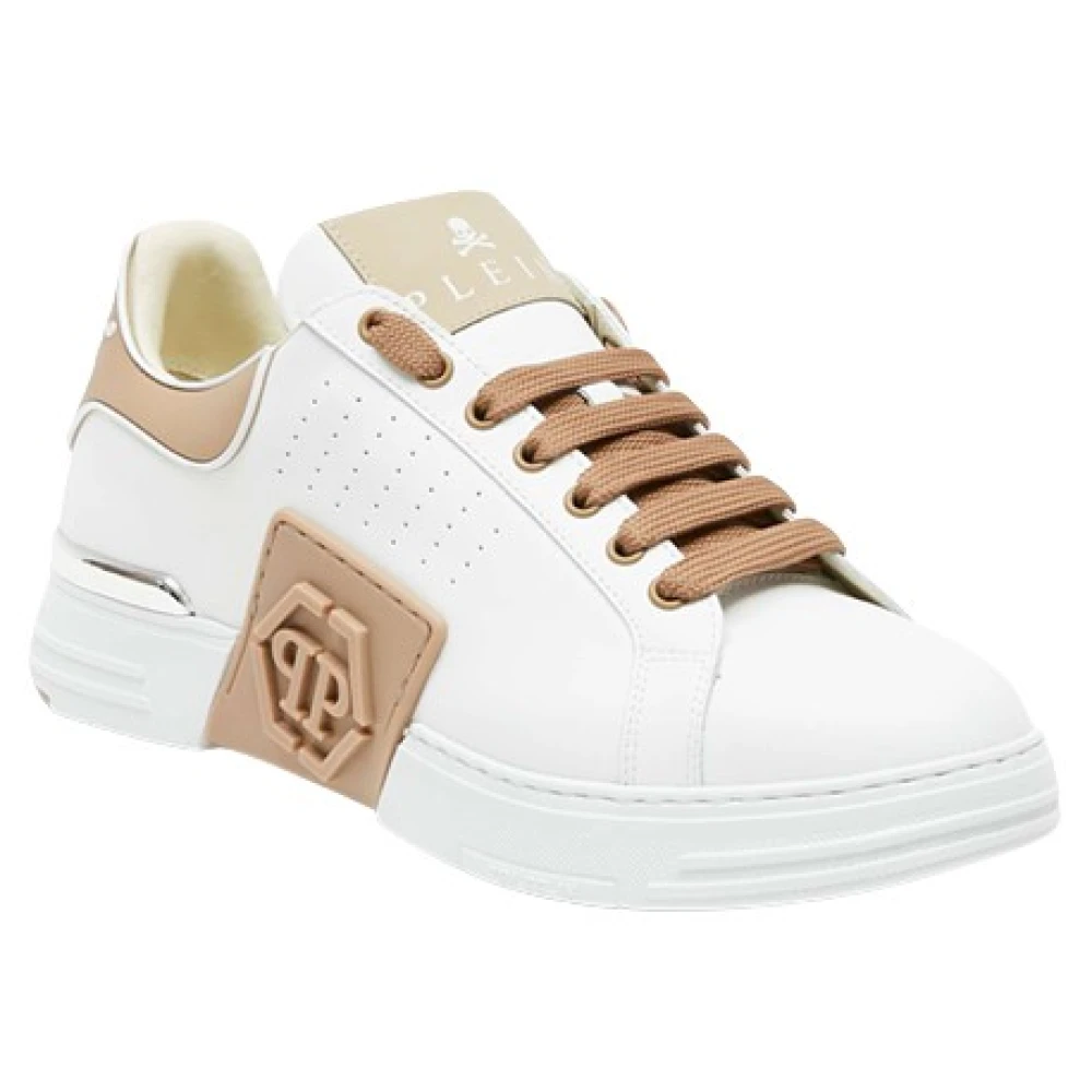 Philipp Plein Platte Schoenen Heren Schoenen Wit