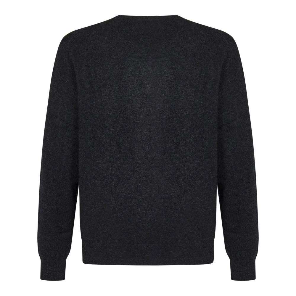 Polo Ralph Lauren Kasjmier Husky Hond Sweater Grijs Gray Heren