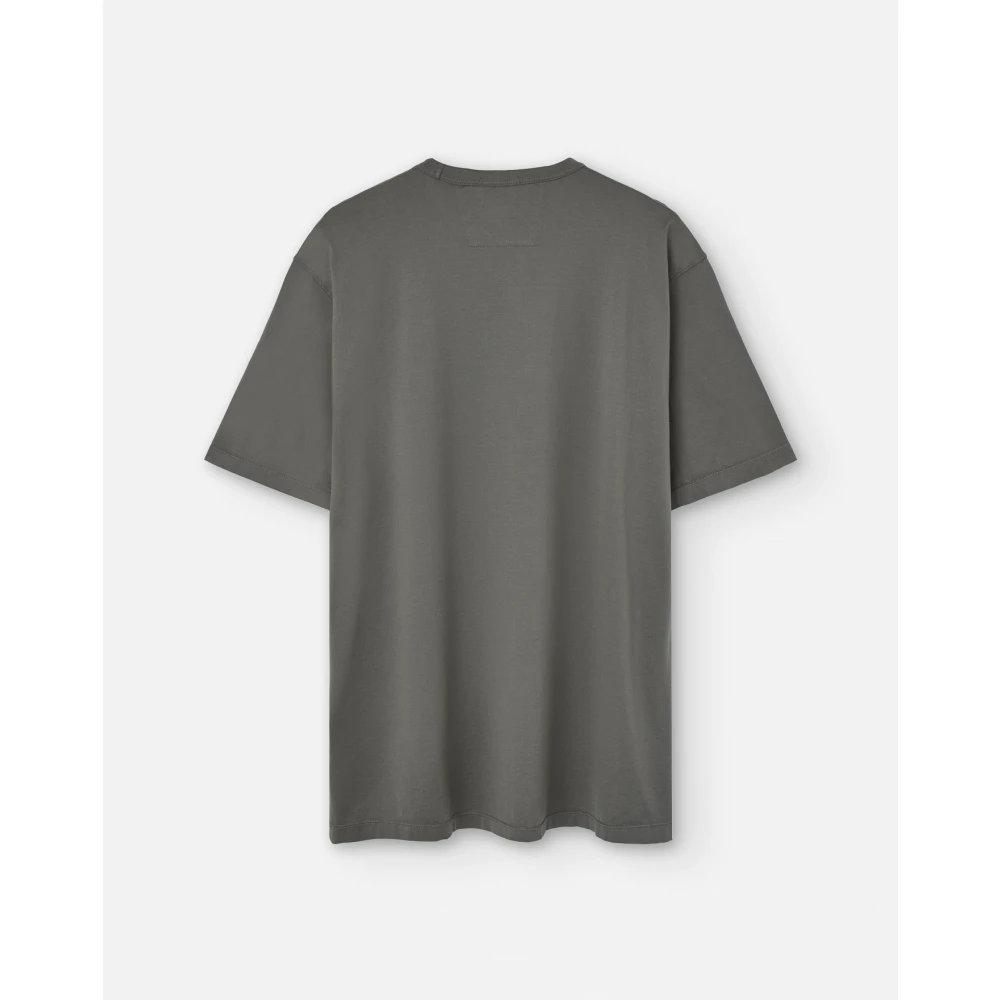 C.P. Company Jersey Gasato Logo Patch Shirt Green Heren