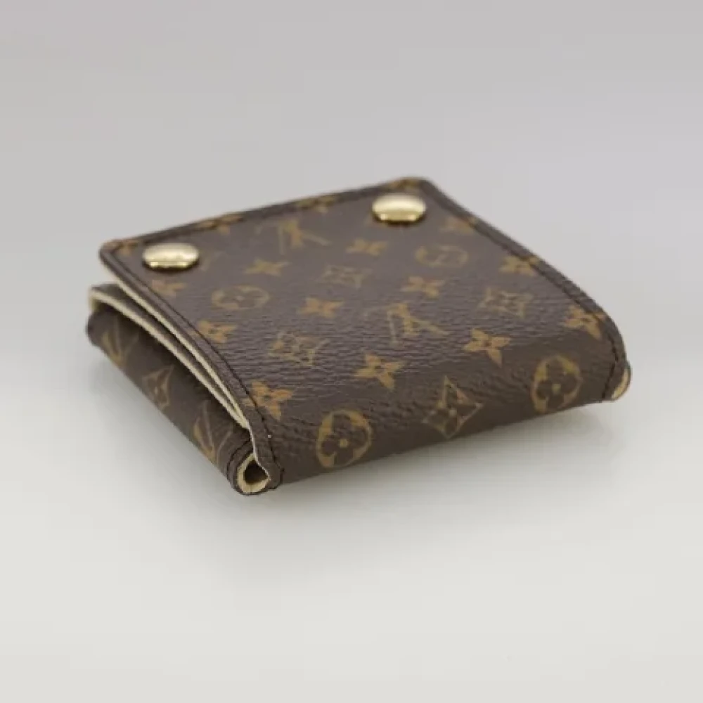 Louis Vuitton Vintage Pre-owned Canvas wallets Brown Dames
