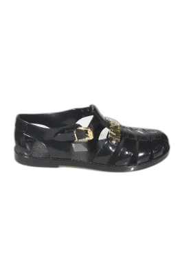 Jelly Logo Lettering Sandals