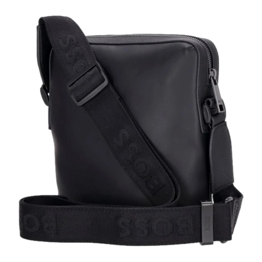 Hugo Boss Heren Schoudertas Jareth Zwart Black Heren
