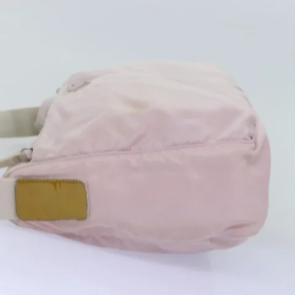 Prada Vintage Pre-owned Nylon prada-bags Pink Dames