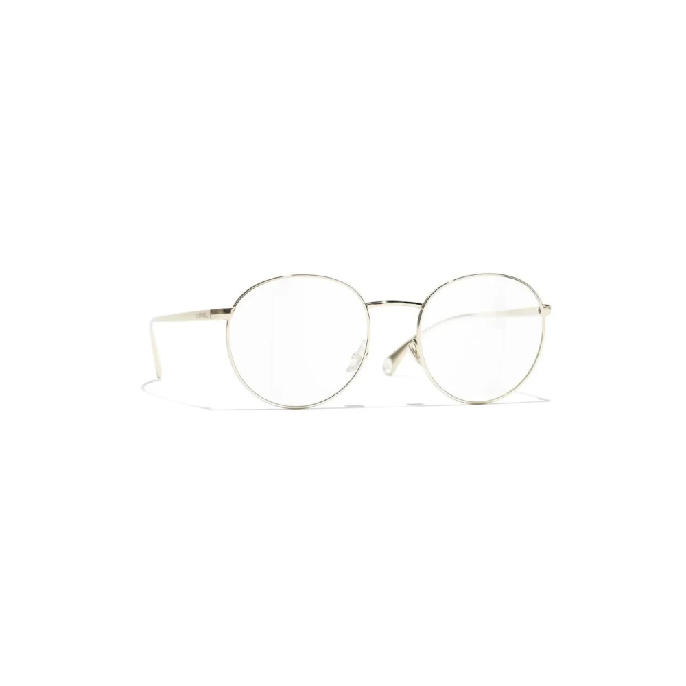 Chanel Women's Yellow Glasses, 50 Mm, Oval Optical Frame