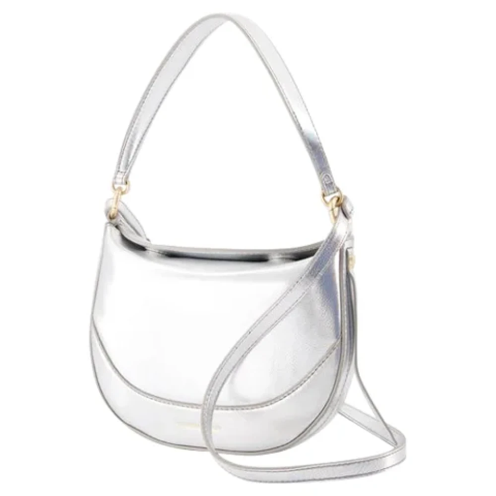 Vanessa Bruno Leather crossbody-bags Gray Dames