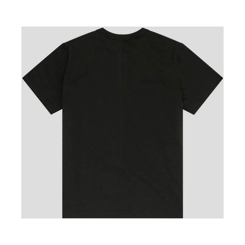 Rick Owens Katoenen T-shirt met korte level ontwerp Black Heren