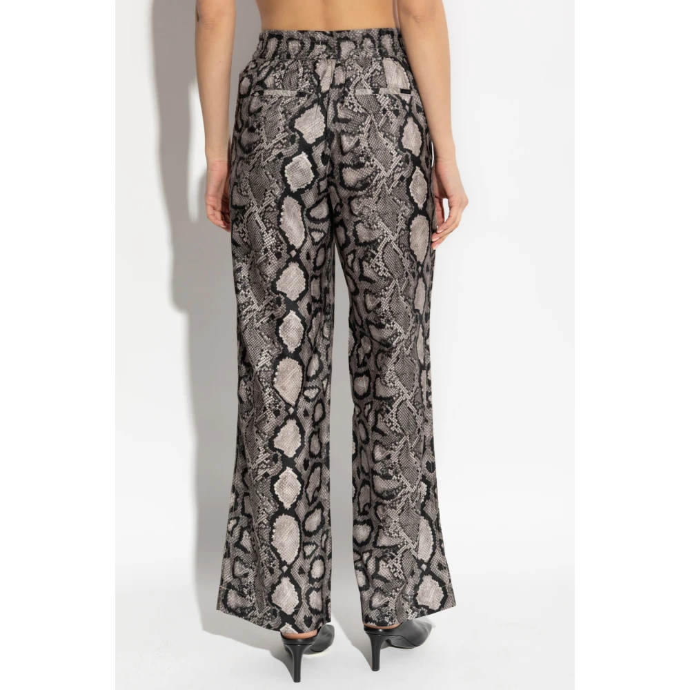 AllSaints Charli Animal Print Broek Gray Dames