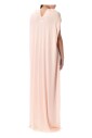 robe-drapee-confetti-avec-encolure-nouee