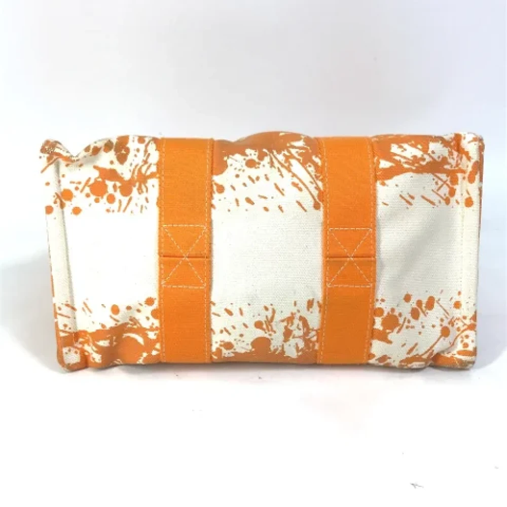 Hermès Vintage Pre-owned Fabric handbags Orange Dames
