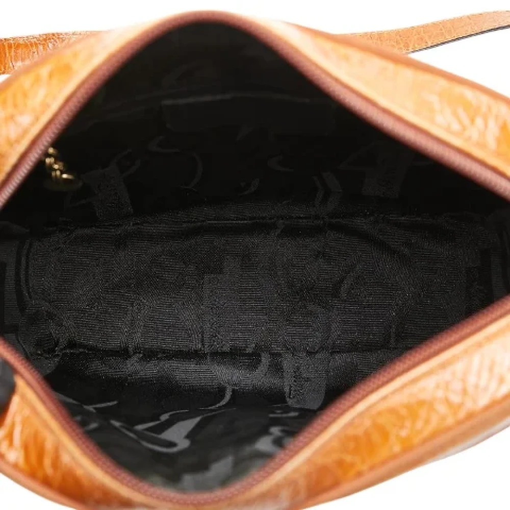 Salvatore Ferragamo Pre-owned Leather shoulder-bags Brown Dames