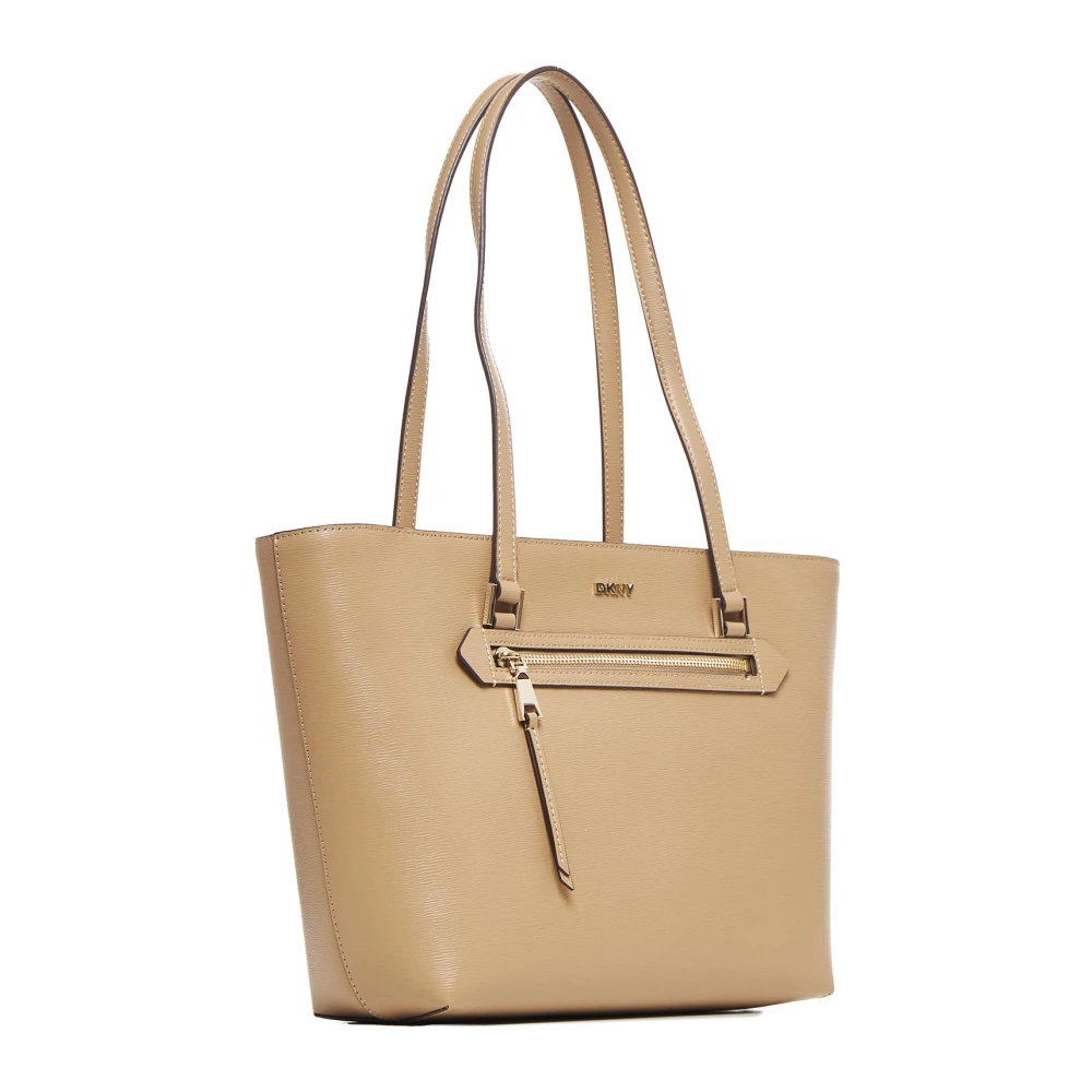 DKNY Stijlvolle Tassen voor Dagelijks Gebruik Beige Dames