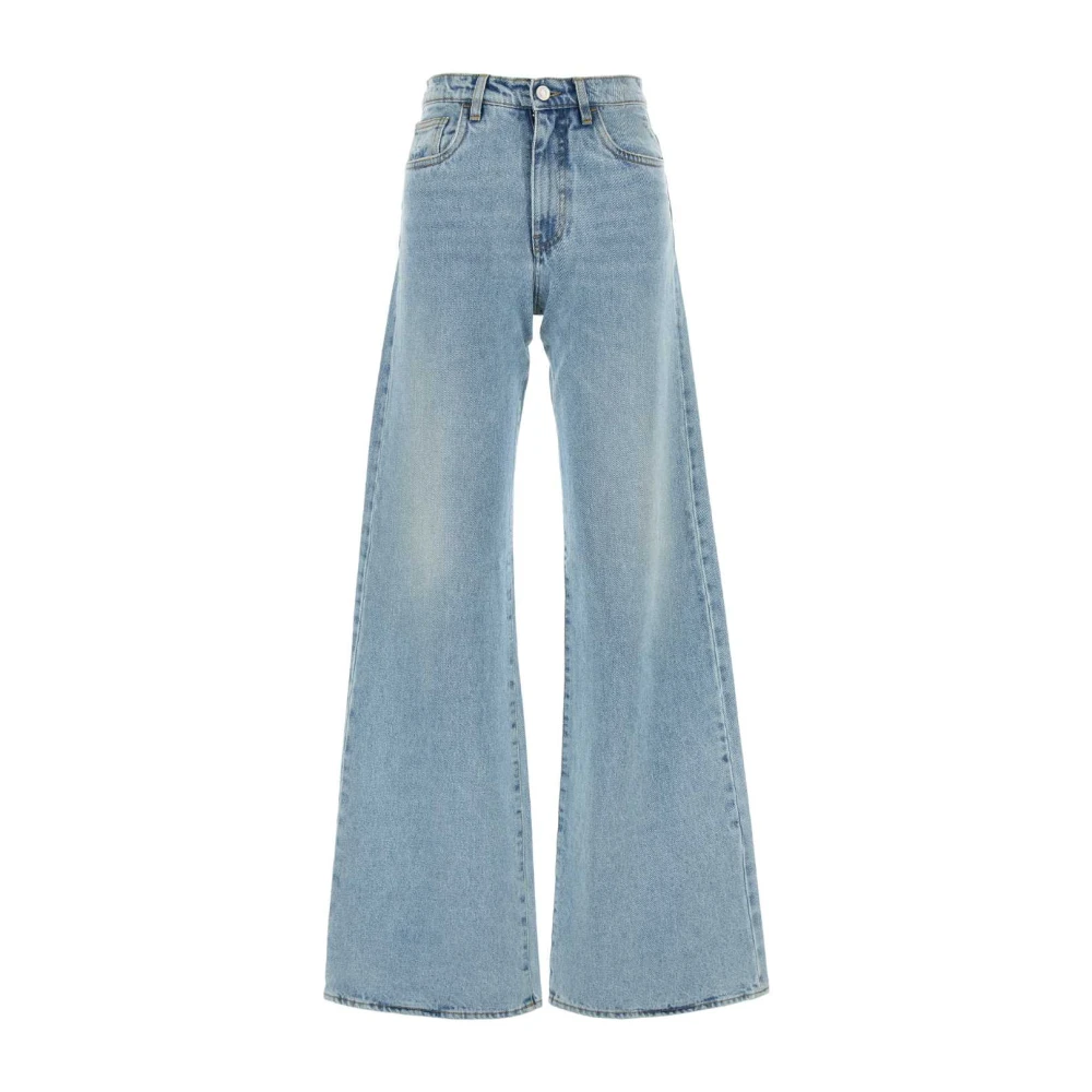 Coperni Wijde Denim Jeans Blue Dames