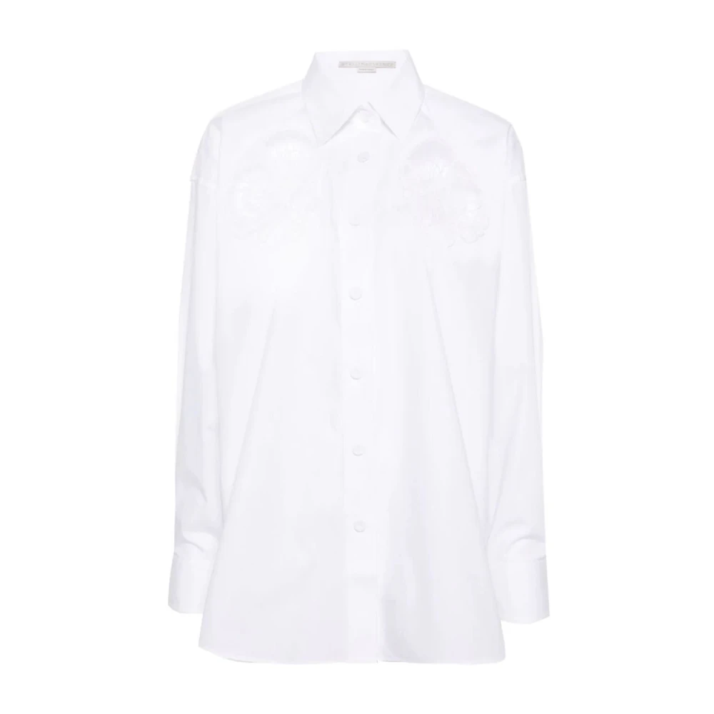 Stella Mccartney Oversized Cornelli Shirt White Dames