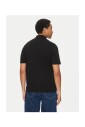 polo-noir-a-manches-courtes