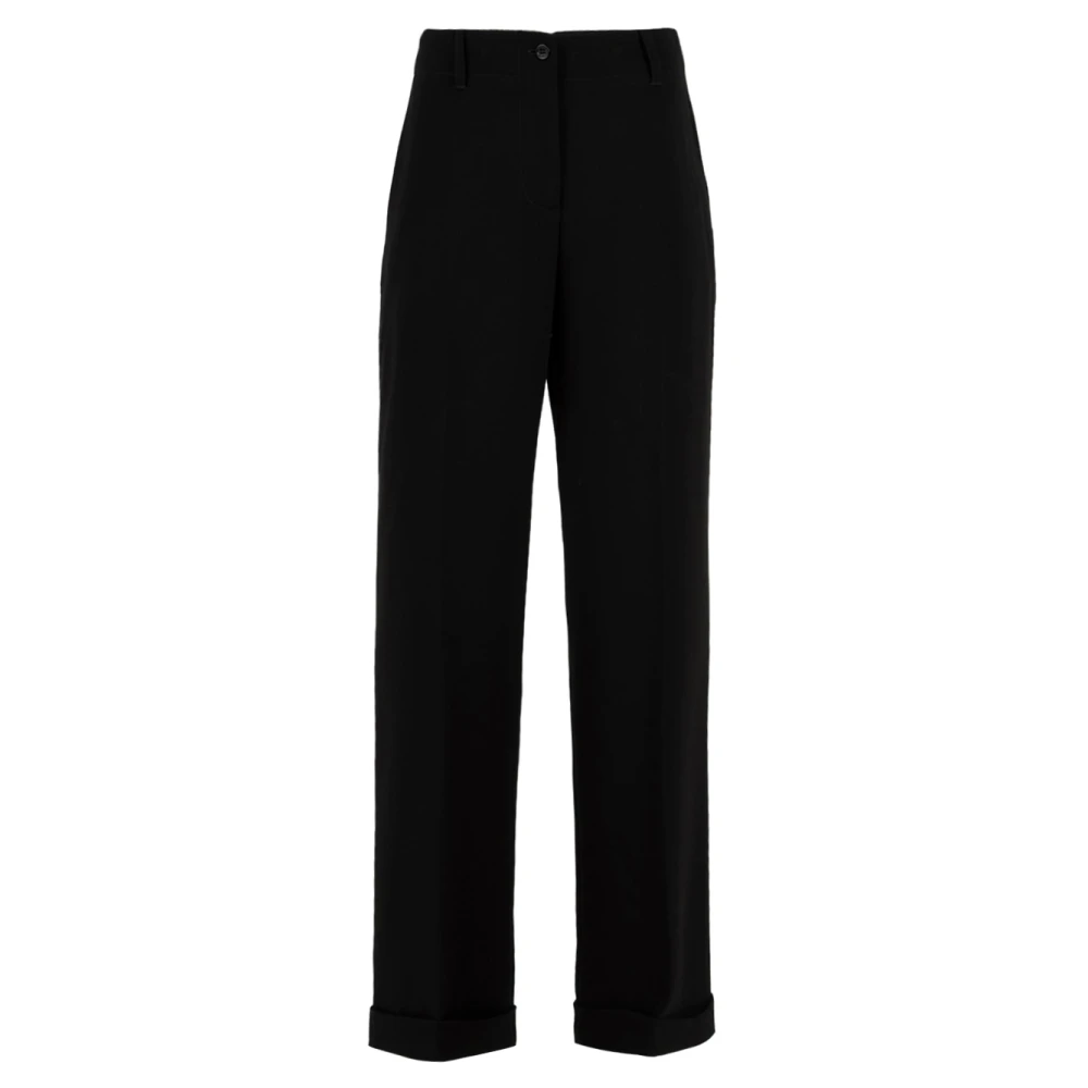 Aspesi Zwarte Broek Model 0120 2088 Black Dames