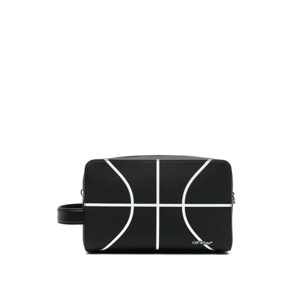 Off White Basketbollinje Tvättpåse Black, Herr